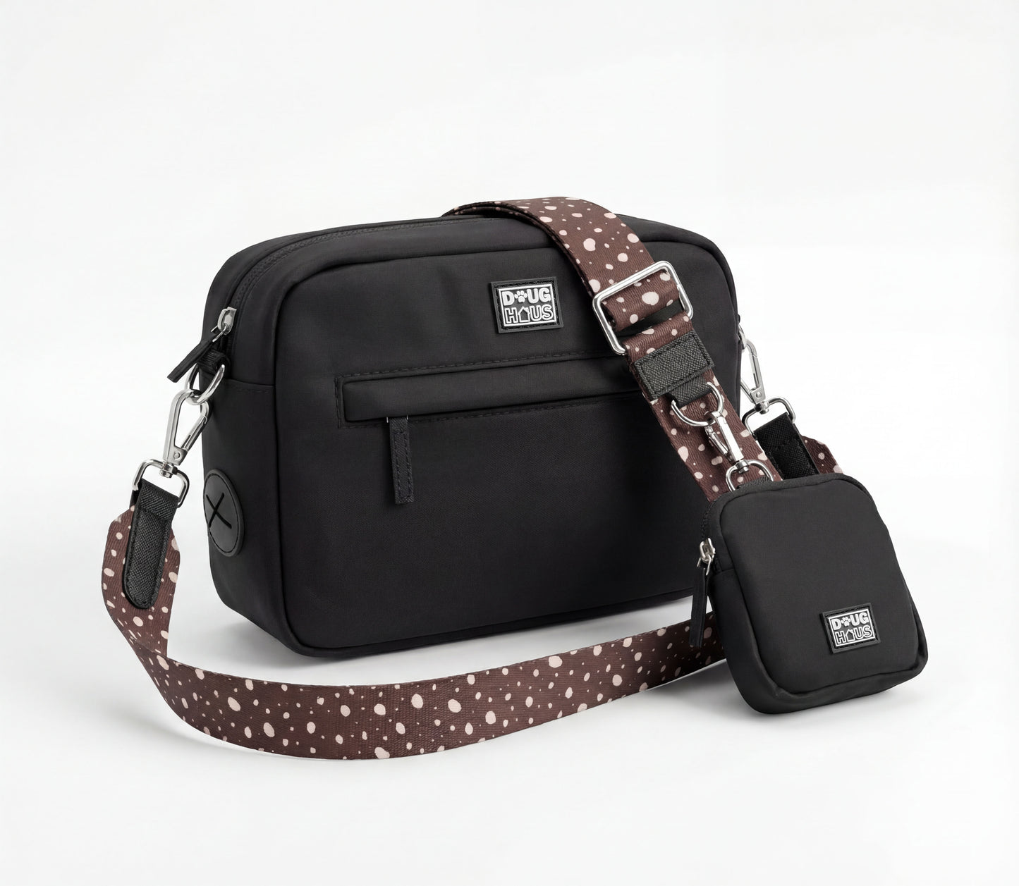 Dog Walking Bag with Treat Pouch | Premium Neutral Dog Walking Bag