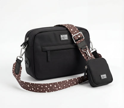 Dog Walking Bag with Treat Pouch | Premium Neutral Dog Walking Bag