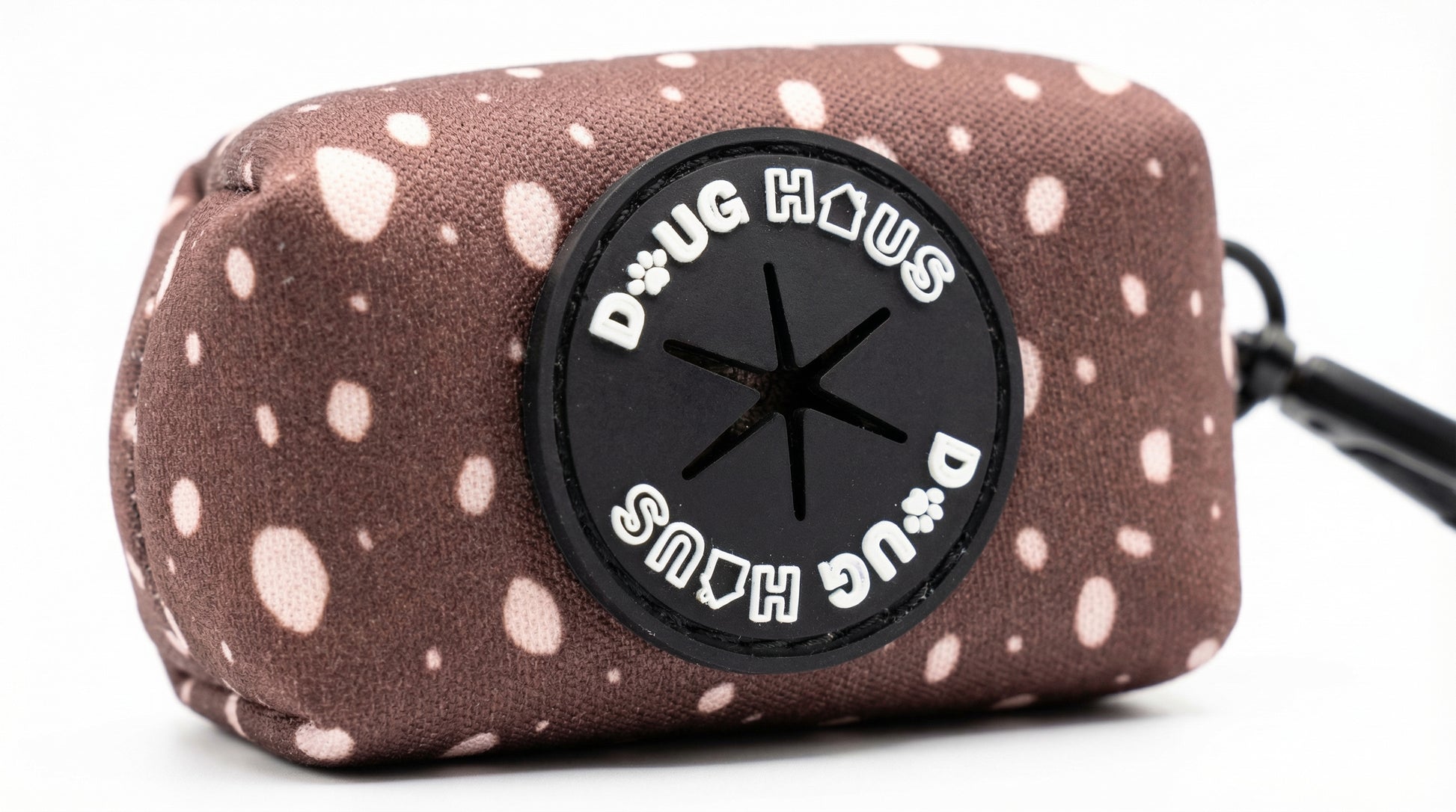 Stylish neutral dog walking accessories