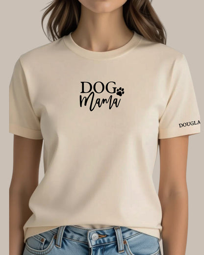 Dog Mama T-Shirt Beige