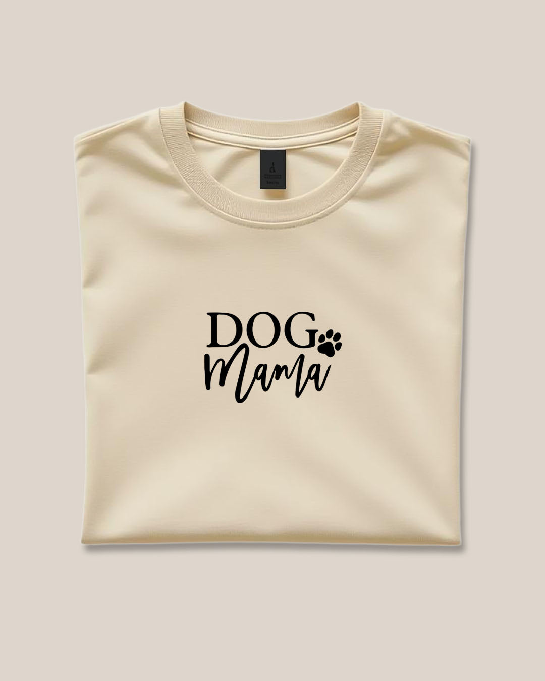 Dog Mama T-Shirt Beige
