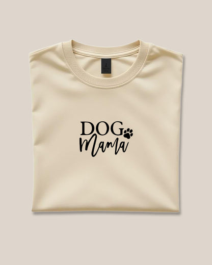 Dog Mama T-Shirt Beige