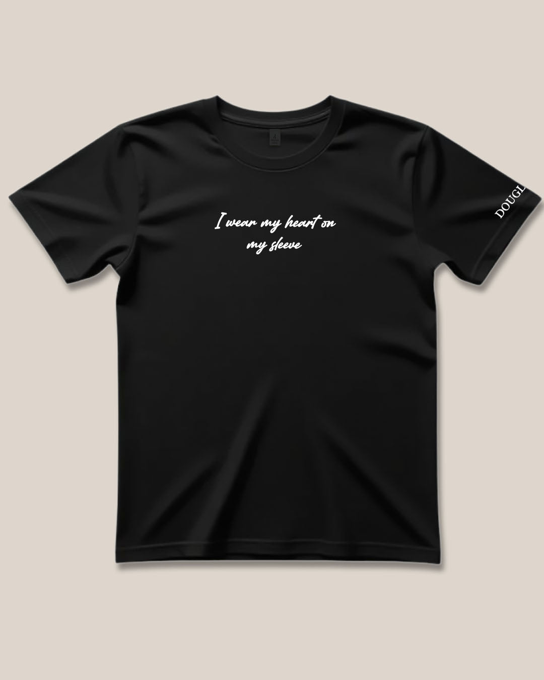I Wear My Heart on My Sleeve T-Shirt Black