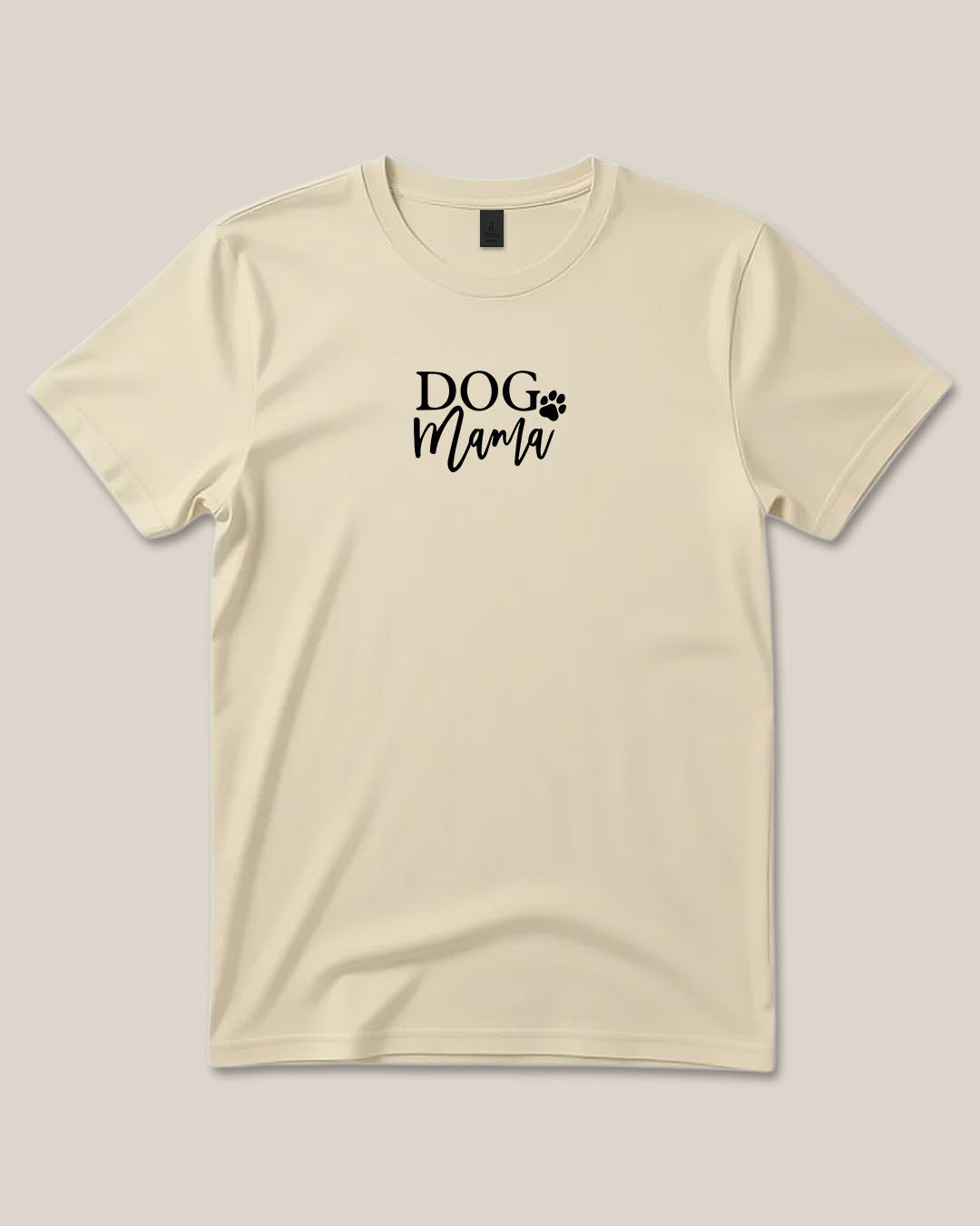 Dog Mama T-Shirt Beige