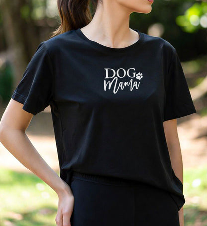 Dog Mama T-Shirt Black