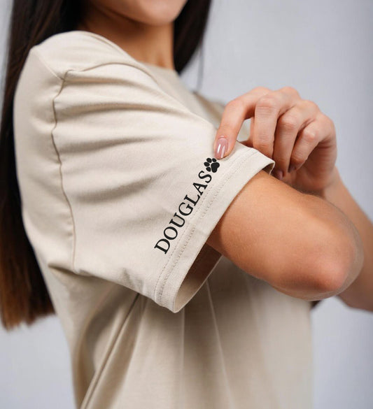 I Wear My Heart on My Sleeve T-Shirt Beige