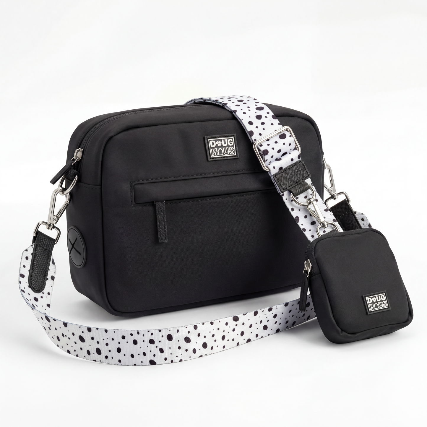 Dog Walking Bag with Treat Pouch | Premium Neutral Dog Walking Bag